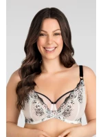 Mäkká podprsenka Gorsenia K 840 Black & White
