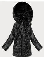 Čierna tenká bunda s kapucňou Goodlookin Plus Size (B8576-1) Čierna tenká bunda s kapucňou Goodlookin Plus Size (B8576-1)