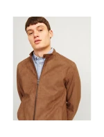 Jack&Jones bunda zo syntetického semišu JJEDYLAN CLEAN JACKET NOOS 12261197 COGNAC