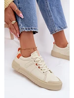 Dámské tenisky Big Star NN274445 Memory Foam System Béžové Dámské tenisky Big Star NN274445 Memory Foam System Béžové