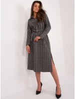 Šaty LK SK 509479.41 tmavo šedé