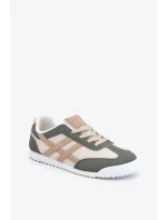 Nízke dámske tenisky béžovo-zelené Eezore