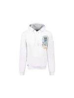 Pánska mikina WZ3016H/GN Grey Melange s potlačou - Geographical Norway