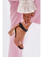 Sandále na podpätku model 212824 Krok vo veľkom štýle