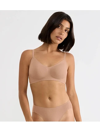 sloggi ZERO Feel Pure Soft podprsenka - BROWN - SLOGGI BROWN - SLOGGI sloggi ZERO Feel Pure Soft podprsenka - BROWN - SLOGGI BROWN - SLOGGI