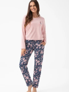 Dámske pyžamo Luna 318 long/r 3XL Z25/26