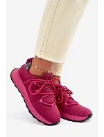 Dámske kožené semišové tenisky Fuchsia Bemela Dámske kožené semišové tenisky Fuchsia Bemela