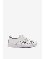 Dámske kožené topánky Acorn White Softie Semi Dámske kožené topánky Acorn White Softie Semi