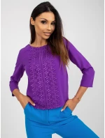 Blúzka LK BZ 506521.90 tmavo fialová Blúzka LK BZ 506521.90 tmavo fialová