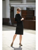 Dámske šaty M332/1 black - La Aurora Dámske šaty M332/1 black - La Aurora