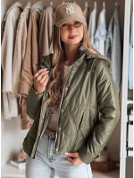 Dámska prechodná prešívaná bunda MARISSIA zelená FashionStreet TY4852 Dámska prechodná prešívaná bunda MARISSIA zelená FashionStreet TY4852