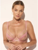 Mäkká dámska podprsenka soft Kinga SC-932 Lou Ružová