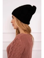 Fleecová čiapka Anna K238 čierna