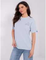 Tričko D12022M02842A svetlo modré