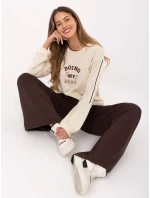 Tepláky RV DR A613.69 tmavohnedé