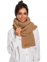 BK041 Dlhá zimná škraboška s nášivkou loga - čierna