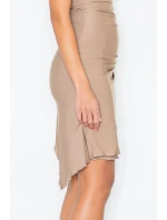 Dámske šaty Beatrice M053 Mocca - Figl