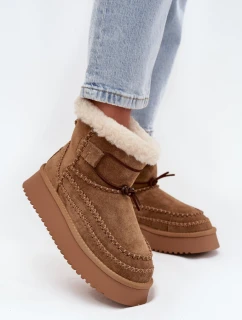 Snehové topánky model 218523 Krok vo veľkom štýle