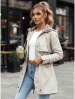 Dámska prechodná bunda parka MOZA sivá FashionStreet TY4286 Dámska prechodná bunda parka MOZA sivá FashionStreet TY4286