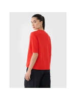 Dámske tričko z vaflového úpletu 4F 4FRSS25TTSHF2651-62S