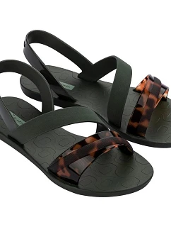 Dámske sandále Ipanema Živé módne pohodlné zelené dámske sandále