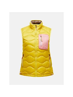 Dámska vesta PEAK PERFORMANCE W Helium Utility Down Vest, žltá