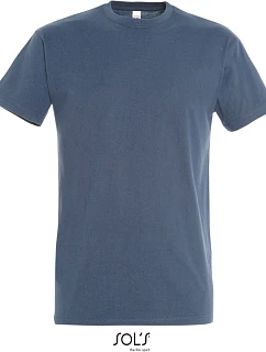 Tričko SOL'S Imperial z hrubej bavlny 25.1500 denim