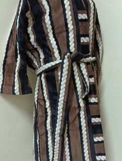 VÝPREDAJ - Pánsky froté župan 1201 Dallas brown - Vestis