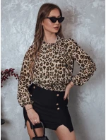 SAVANATOP dámska oversize blúzka s leopardím vzorom FashionStreet RY2711