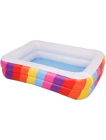 2-rodinná zaoblená 2-krúžková zaoblená umývadlová misa Rainbow 195x140x47 cm 51470