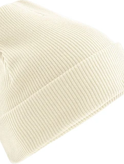 Beechfield B 830N Pletená čiapka z bio bavlny 53.830N smotanová