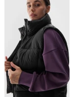 Kamizelka Bezrękawnik Puchowy Z Wypełnieniem Syntetycznym 4F 4FWAW24TVJAF140-20S Czarna