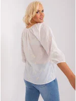 Blúzka LK BZ 509324.50P biela béžová