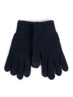 Dievčenské päťprsté dotykové rukavice Yoclub RED-0085G-005C-001 Black