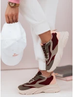 Dámske tenisky na platforme VISTALA burgundy FashionStreet ZY0592 Dámske tenisky na platforme VISTALA burgundy FashionStreet ZY0592
