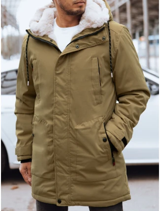 FashionStreet pánska tmavobéžová zimná bunda TX4602