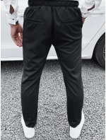 Pánske čierne nohavice FashionStreet UX4413