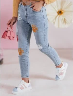 FLORENSSO modré dámske džínsy slim fit FashionStreet UY2467