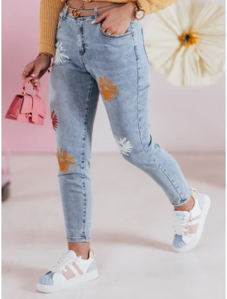 FLORENSSO modré dámske džínsy slim fit FashionStreet UY2467