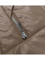 Bunda z ťavej zmesi s odnímateľnou kapucňou Vaston (SJ218-036#)