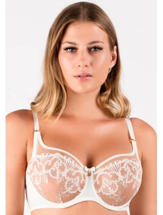 Dámska podprsenka Perla A143 cream - Samanta Dámska podprsenka Perla A143 cream - Samanta