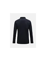 Tričko PEAK PERFORMANCE Player Longsleeve Polo Men, čierne Tričko PEAK PERFORMANCE Player Longsleeve Polo Men, čierne