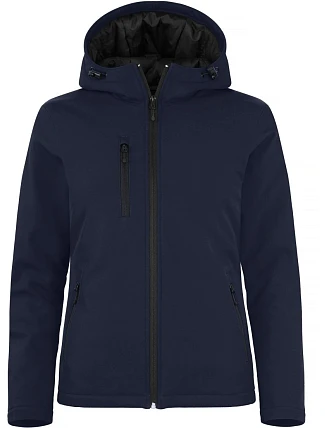 Clique Padded Hooded Softshell Women Dámska zateplená softshellová bunda s kapucňou 67.0953 tmavomodrá Clique Padded Hooded Softshell Women Dámska zateplená softshellová bunda s kapucňou 67.0953 tmavomodrá
