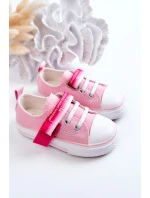 Dziecięce Niskie Trampki BIG STAR JJ374078 Różowe