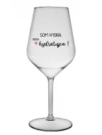 SOM HYDRA. RADA HYDRATUJEM! - priehľadný nerozbitný pohár na víno 470 ml SOM HYDRA. RADA HYDRATUJEM! - priehľadný nerozbitný pohár na víno 470 ml
