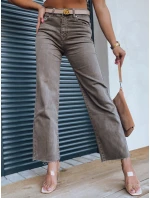 Dámske džínsové nohavice NARIN coffee FashionStreet UY1329