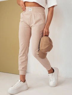 Dámske tepláky MORSI beige FashionStreet UY2039