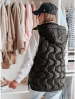 Dámska prechodná prešívaná vesta VESOLITA čierna FashionStreet TY4881