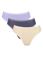 Dámske nohavičky GO Crush High leg C3P – Lilac – lila M026 – SLOGGI Dámske nohavičky GO Crush High leg C3P – Lilac – lila M026 – SLOGGI