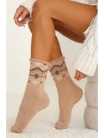 Milena ponožky 0118-011 Stars Nežehlené froté 37-41